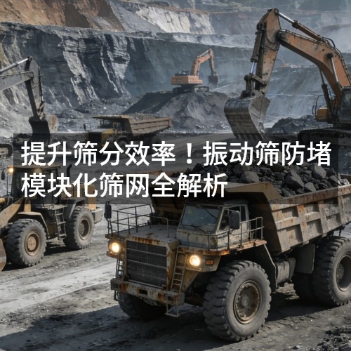 提升筛分效率！振动筛防堵模块化筛网全解析