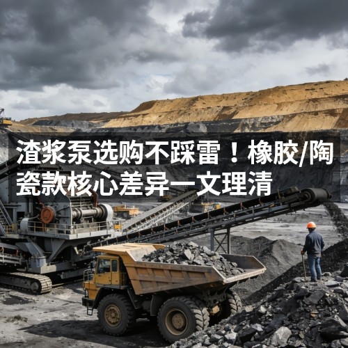 渣浆泵选购不踩雷！橡胶/陶瓷款核心差异一文理清