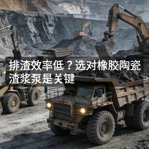 排渣效率低？选对橡胶陶瓷渣浆泵是关键