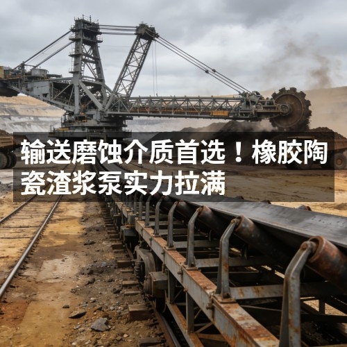 输送磨蚀介质首选！橡胶陶瓷渣浆泵实力拉满