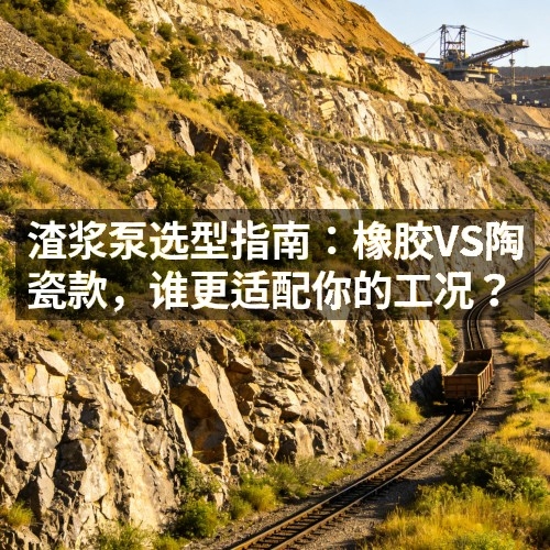 渣浆泵选型指南：橡胶VS陶瓷款，谁更适配你的工况？