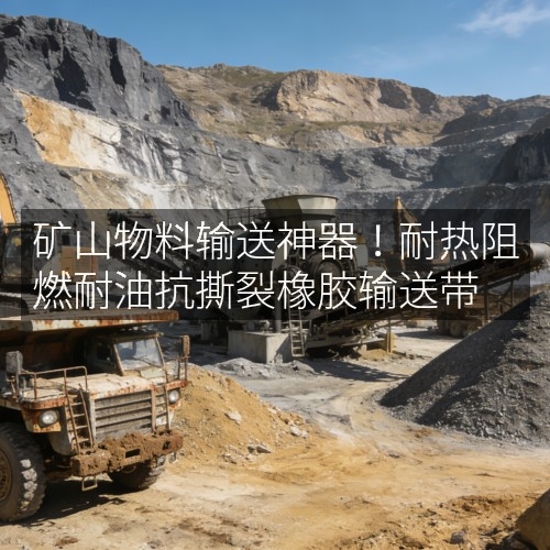 矿山物料输送神器！耐热阻燃耐油抗撕裂橡胶输送带