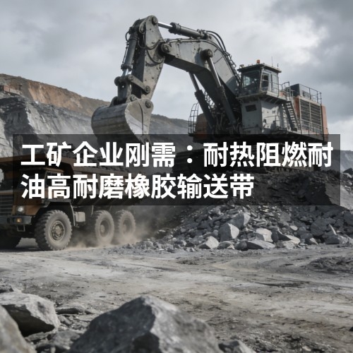 工矿企业刚需：耐热阻燃耐油高耐磨橡胶输送带
