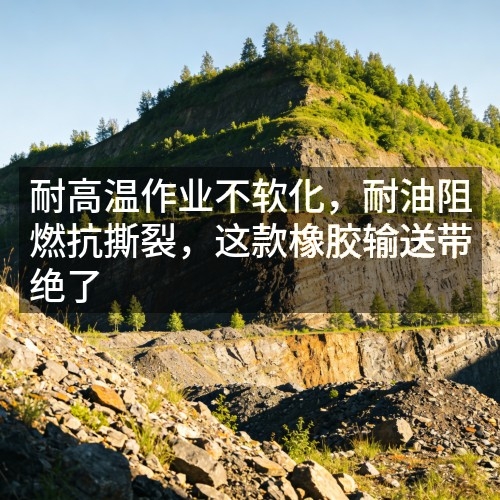 耐高温作业不软化，耐油阻燃抗撕裂，这款橡胶输送带绝了