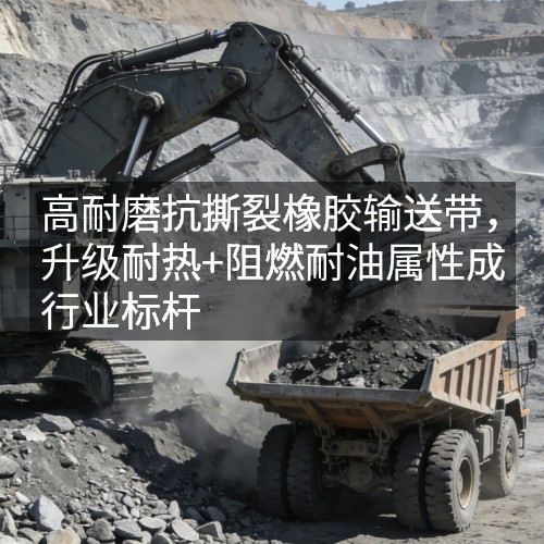 高耐磨抗撕裂橡胶输送带，升级耐热+阻燃耐油属性成行业标杆