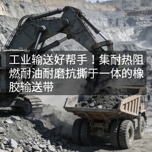 工业输送好帮手！集耐热阻燃耐油耐磨抗撕于一体的橡胶输送带