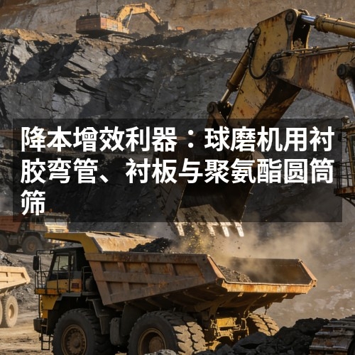 降本增效利器：球磨机用衬胶弯管、衬板与聚氨酯圆筒筛