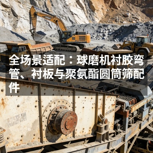全场景适配：球磨机衬胶弯管、衬板与聚氨酯圆筒筛配件