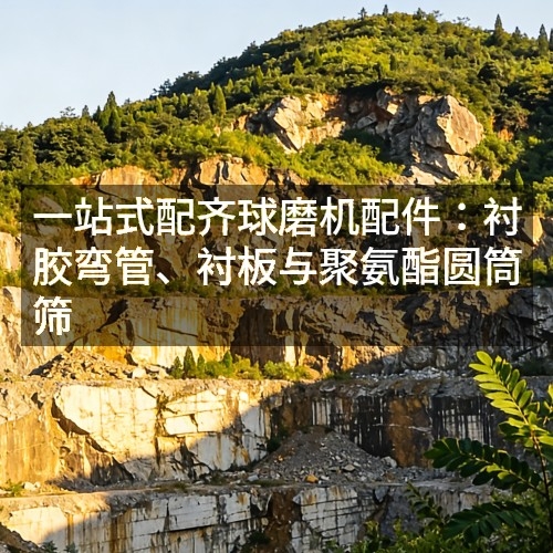 一站式配齐球磨机配件：衬胶弯管、衬板与聚氨酯圆筒筛