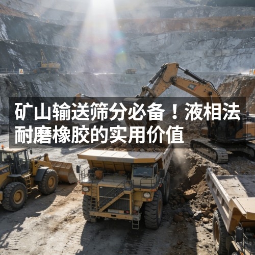 矿山输送筛分必备！液相法耐磨橡胶的实用价值
