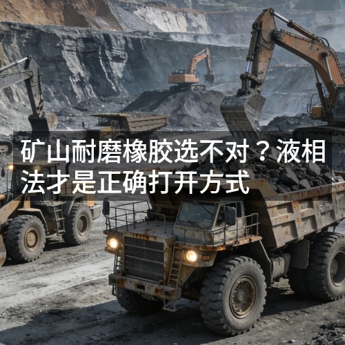 矿山耐磨橡胶选不对？液相法才是正确打开方