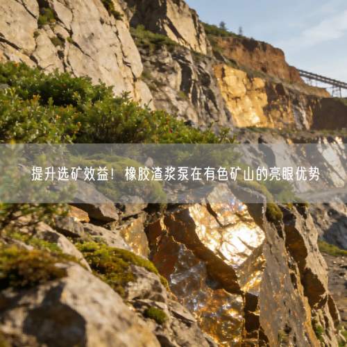 提升选矿效益！橡胶渣浆泵在有色矿山的亮眼