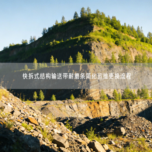 快拆式结构输送带耐磨条简化运维更换流程