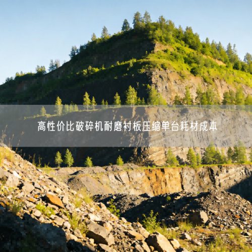 高性价比破碎机耐磨衬板压缩单台耗材成本